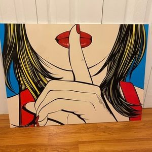 Ikea Wall Art Shh Poster